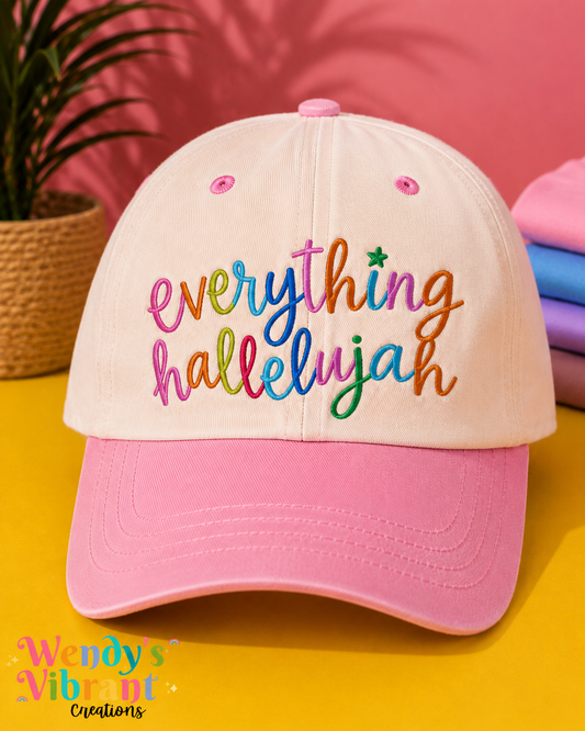 Everything Hallelujah Cap🌈✨