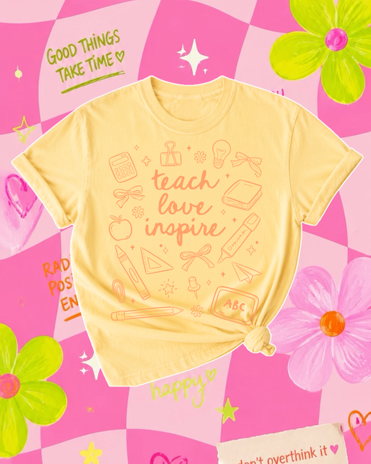 Teach, Love, Inspire TEE 💕🍎