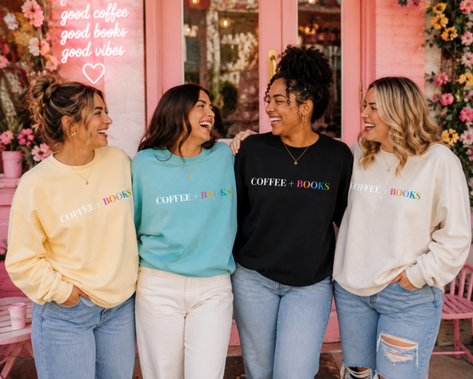 COFFEE + BOOKS CREWNECK ππ