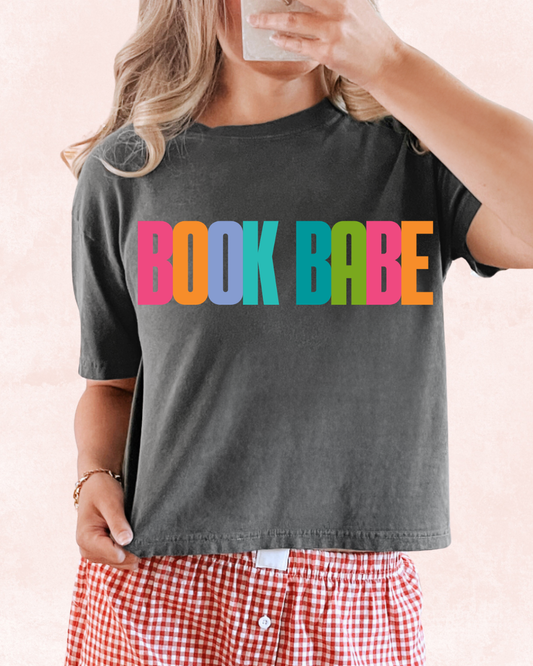 BOOK BABE COLORFUL TEE ๐๐
