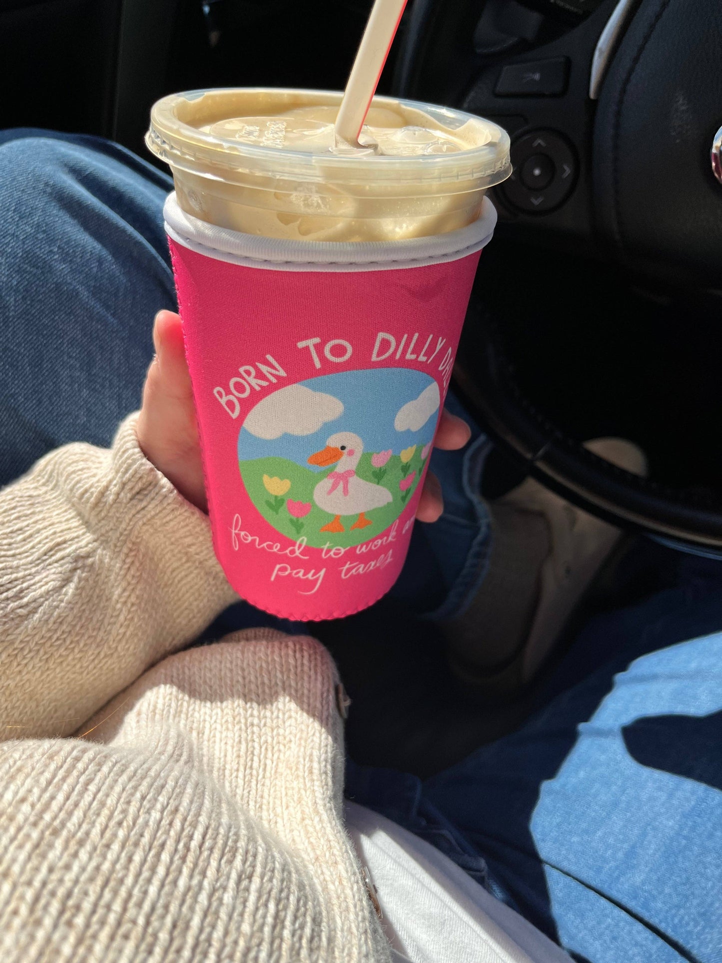 Dilly Dally Duck Drink Sleeve