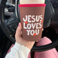 Fall Jesus Loves You Drink Sleeve