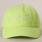 God is Good All The Time Embroidery Baseball Cap