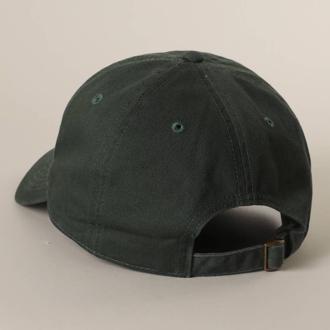 BLESSED Lettering Embroidery Baseball Cap