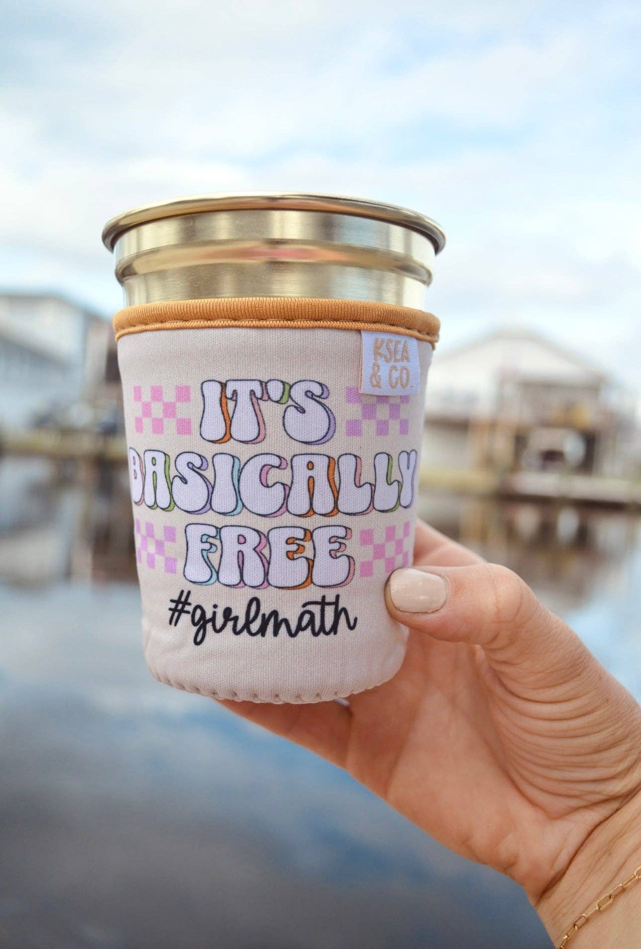 It's Basically Free Iced Coffee Drink Sleeve