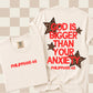 GOD is BIGGER THAN YOUR ANXIETY TEE ❤️⭐️