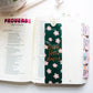 Seek Him Daily (white and pink flowers) Acrylic Bookmark