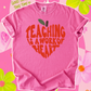 TEACHING IS A WORK OF HEART ❤️ 🍎 TEE