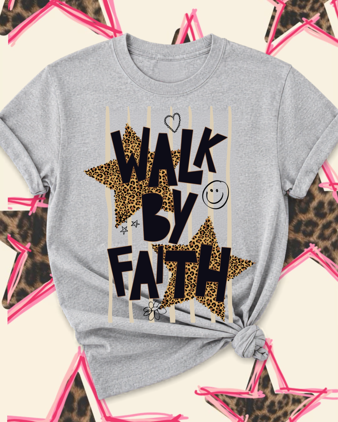 Walk by FAITH leopard TEE ⭐️🐆