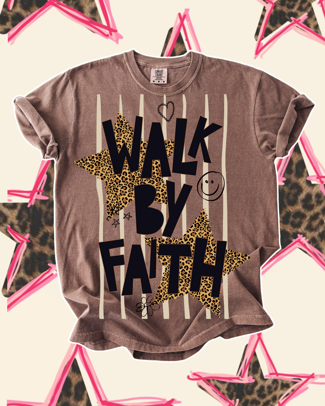 Walk by FAITH leopard TEE ⭐️🐆