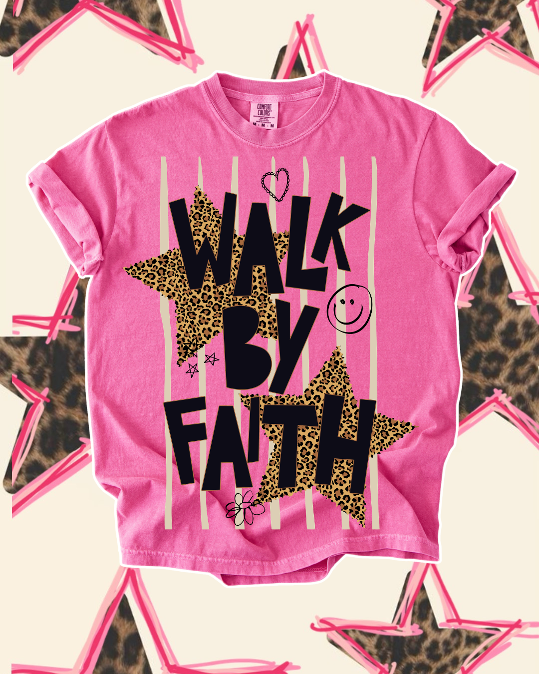 Walk by FAITH leopard TEE ⭐️🐆