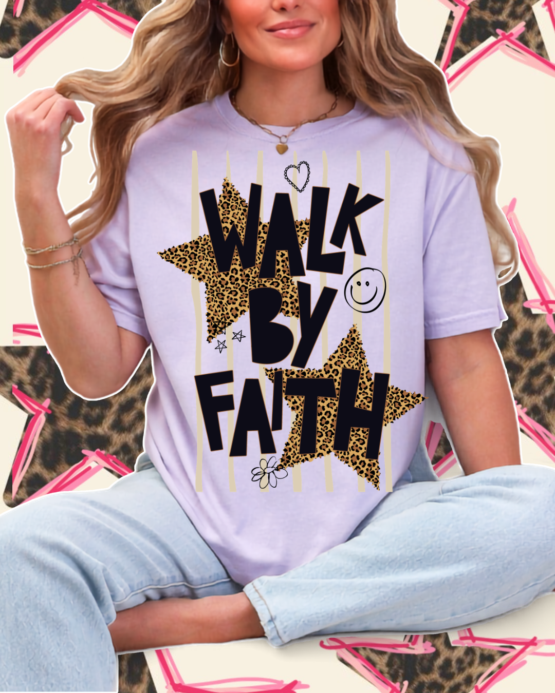 Walk by FAITH leopard TEE ⭐️🐆