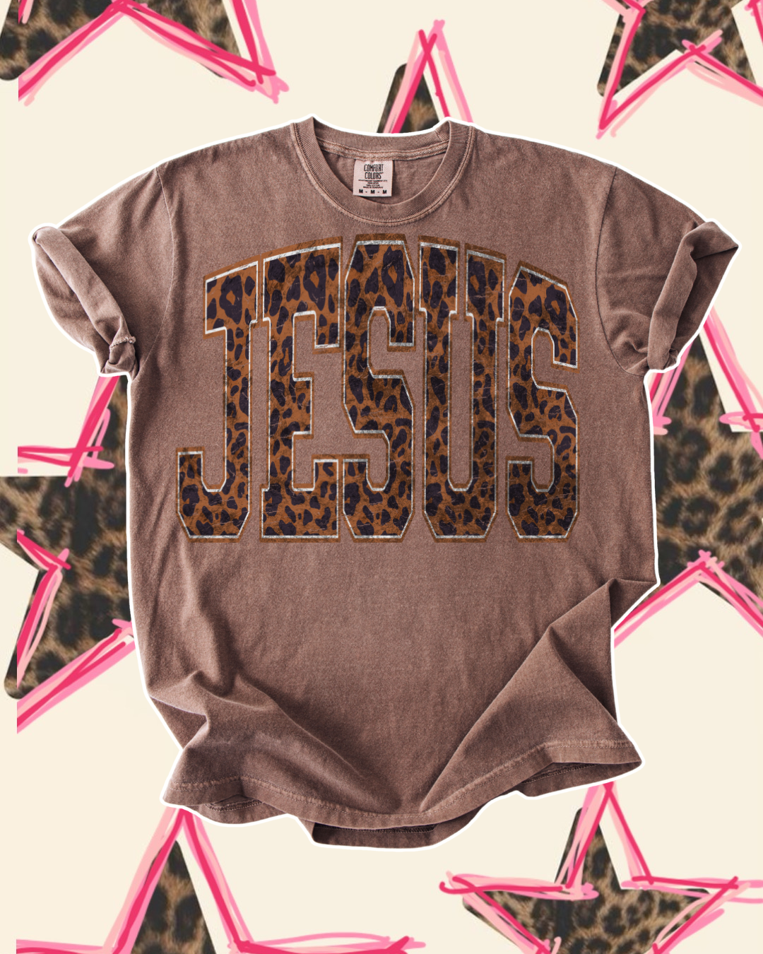 JESUS LEOPARD 🐆⭐️ TEE