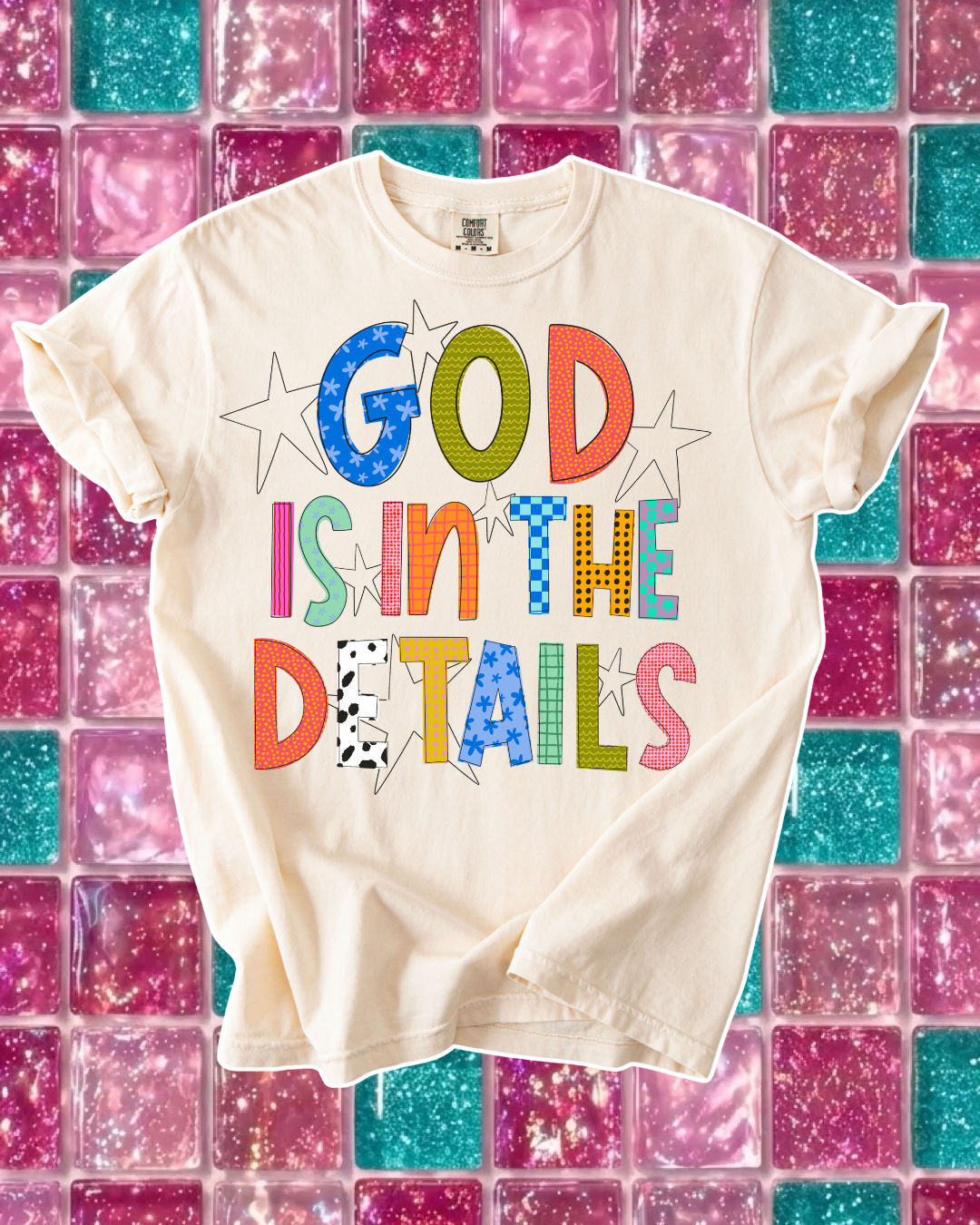 GOD IS IN THE DETAILS TEE ⚡️💖