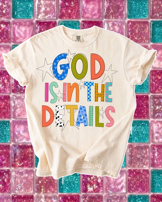 GOD IS IN THE DETAILS TEE ⚡️💖