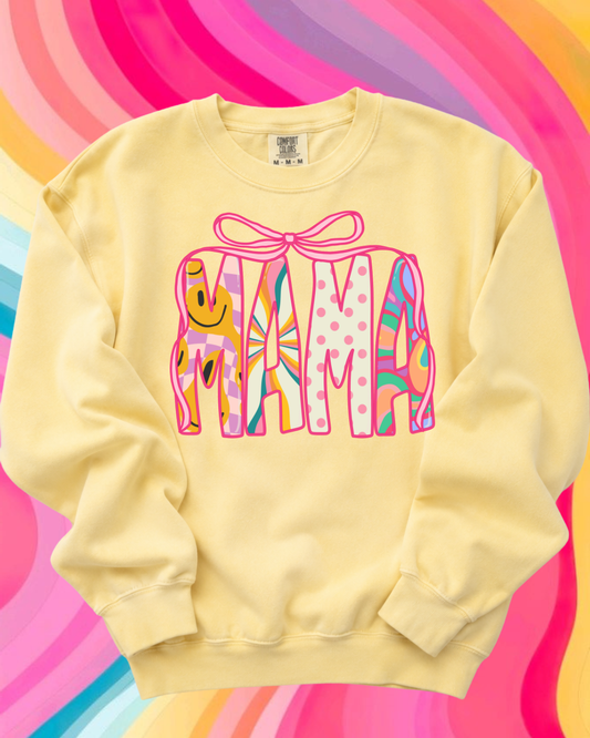 MAMA RETRO SWEATER 🌈⚡️