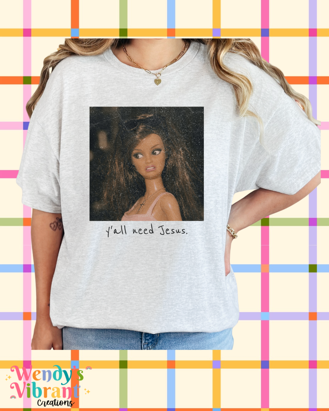 Y’ALL NEED JESUS 🙅🏽‍♀️✨ $15 TEE
