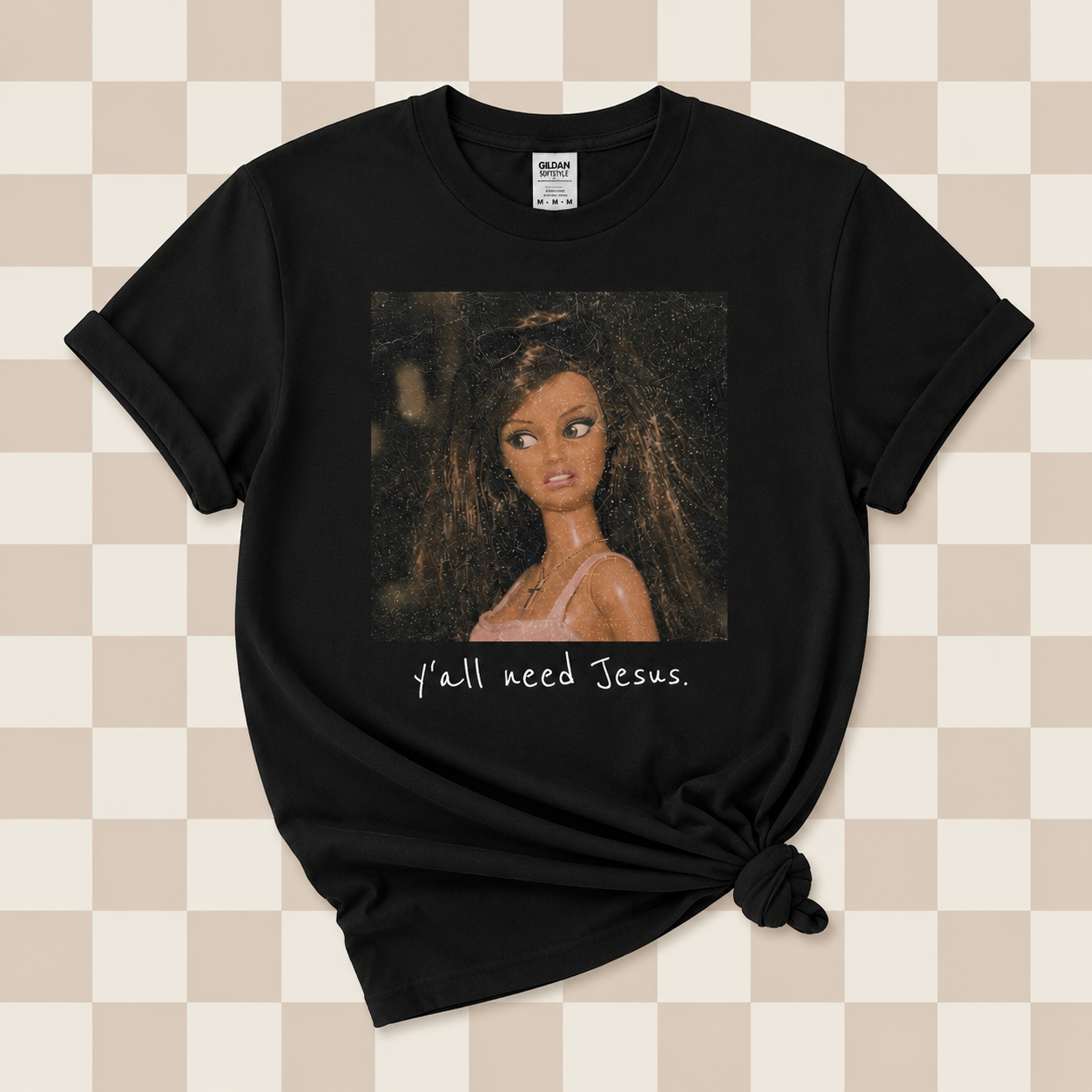 YALL NEED JESUS BARBIE TEE