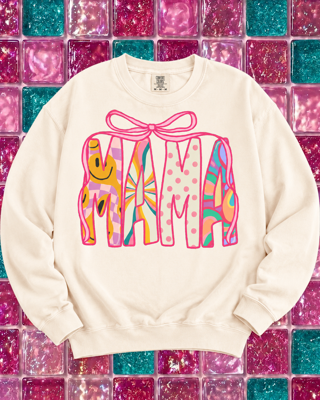 MAMA RETRO SWEATER 🌈⚡️