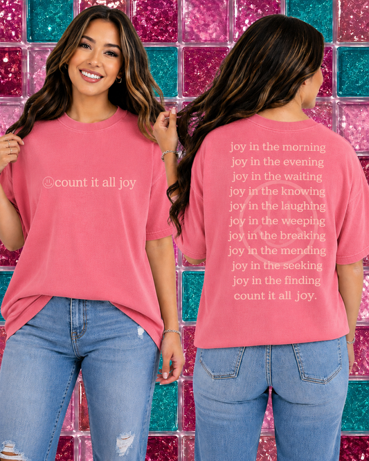 Count it all JOY 😊 TEE
