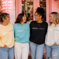COFFEE + BOOKS CREWNECK 📚🌈