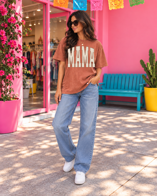 Polka Dot MAMA TEE