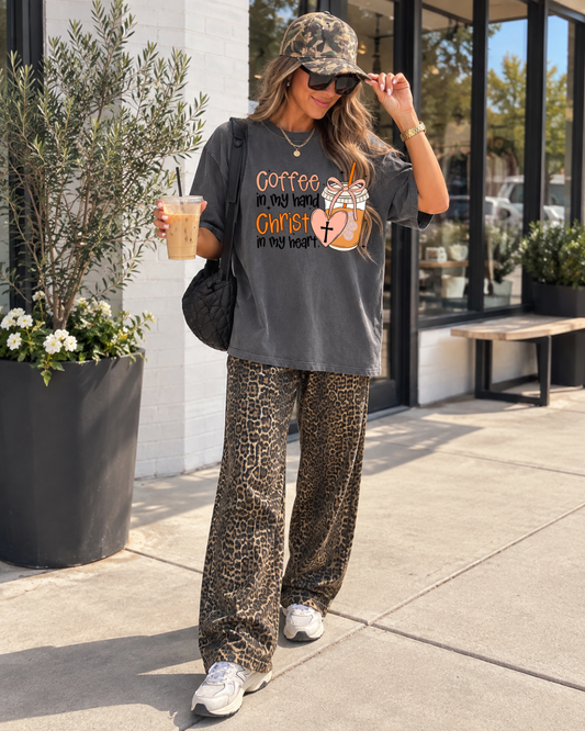 Coffee in my hand & Christ in my heart Tee