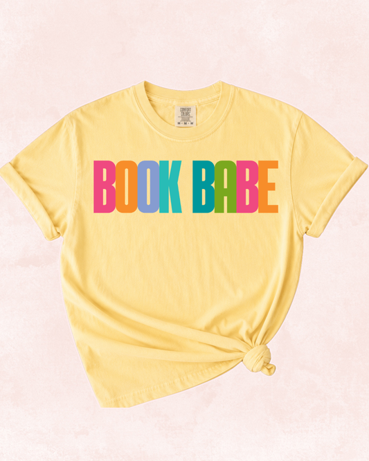 BOOK BABE COLORFUL TEE 🌈💖