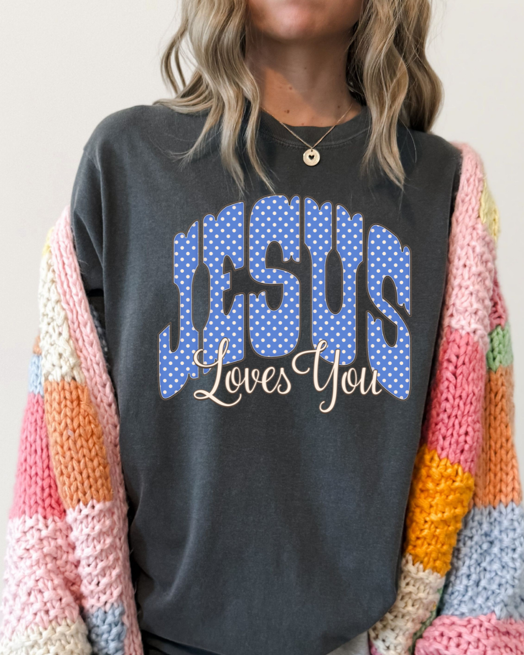 JESUS Polk-A-Dot Tee