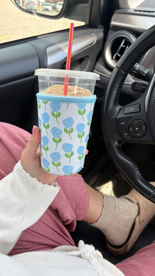 Coastal Hydrangea Drink Sleeve