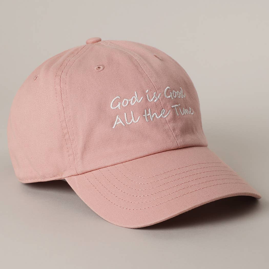 God is Good All The Time Embroidery Baseball Cap