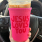 Double Pink JLY Drink Sleeve