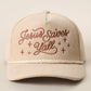 Jesus Saves Y'all Embroidered Corduroy Rope Trucker Hat