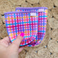 Iced Coffee Sleeve - Rainbow Gingham